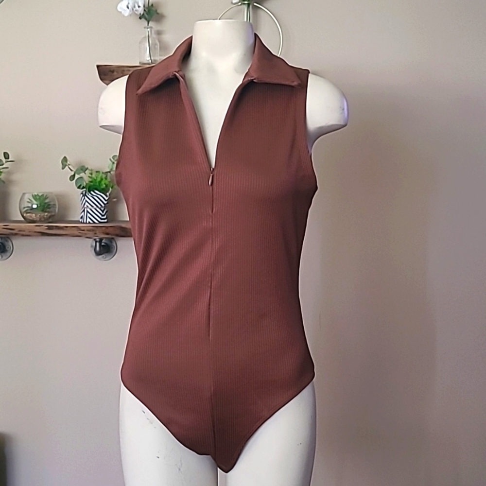 Collared bodysuit
